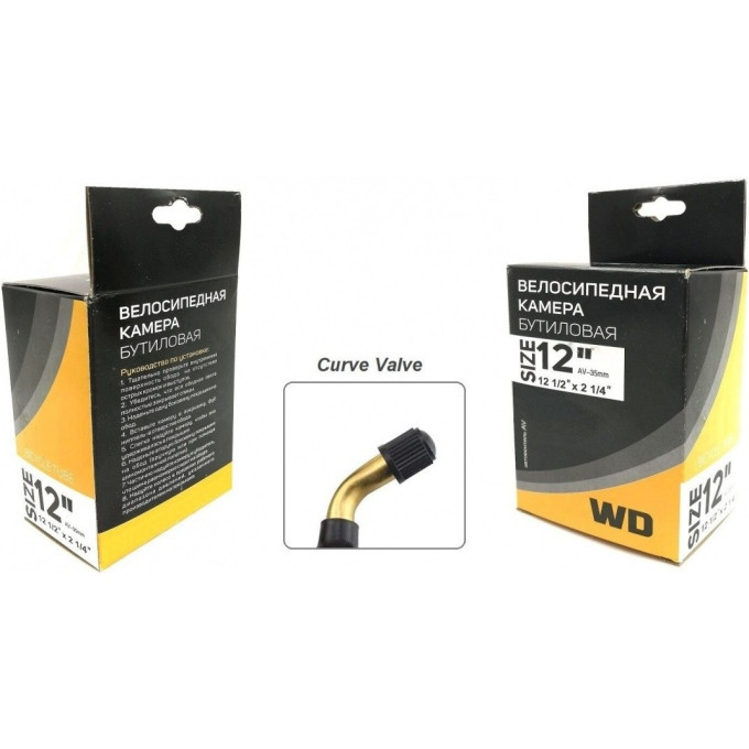 Камера TECH TEAM WD 12 1/2*2 1/4 изогнутый нипель NN003828